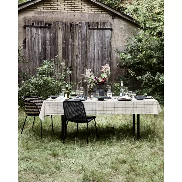 House Doctor - Ternet dug Join, 150*260 Off White/Sort House Doctor - Ternet dug Join, 150*260 Off White/Sort