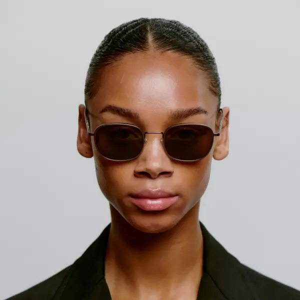 A.Kjærbede - Solbrille Hello, Matte Brown