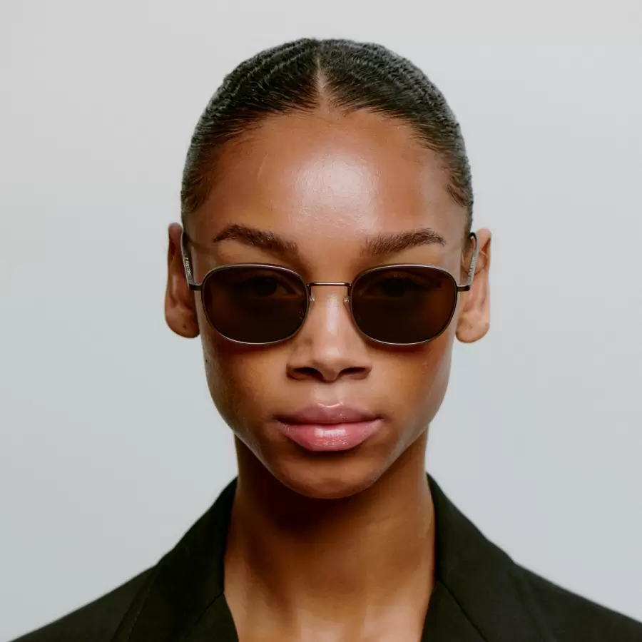 A.Kjærbede - Solbrille Hello, Matte Brown
