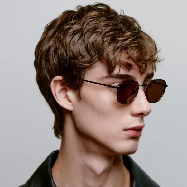 A.Kjærbede - Solbrille Hello, Matte Brown