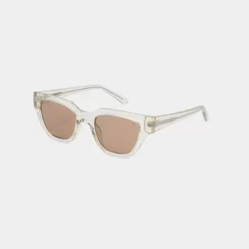 A.Kjærbede - Solbrille Kaws, Ecru Transparent