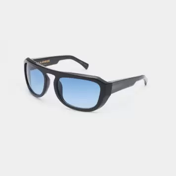 A.Kjærbede - Solbrille Max, Black Blue Lens A.Kjærbede - Solbrille Max, Black Blue Lens