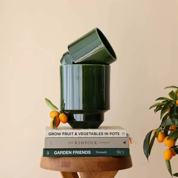 Bergs Potter - Ø:18 Krukke The Hoff Pot Glaseret - Hent selv Bergs Potter - Ø:18 Krukke The Hoff Pot Glaseret - Hent selv