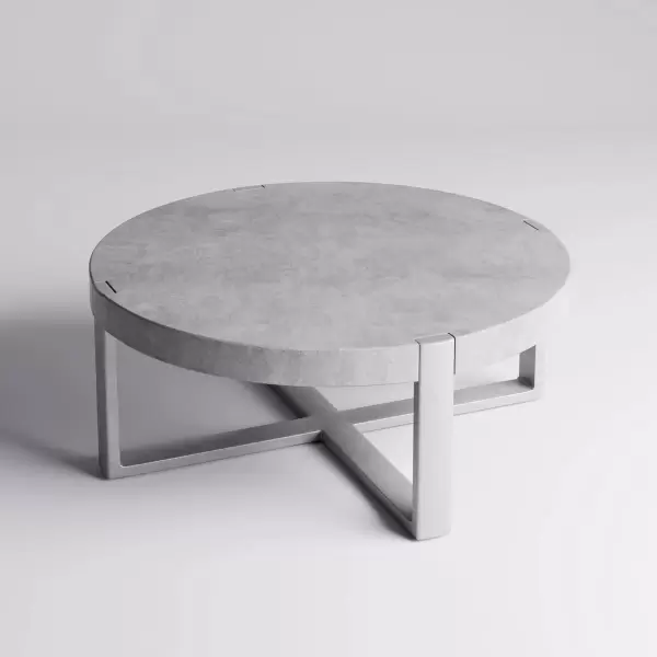 Trois Pommes Home - Lounge Havebord alu, Ø:80*32 - vælg farve