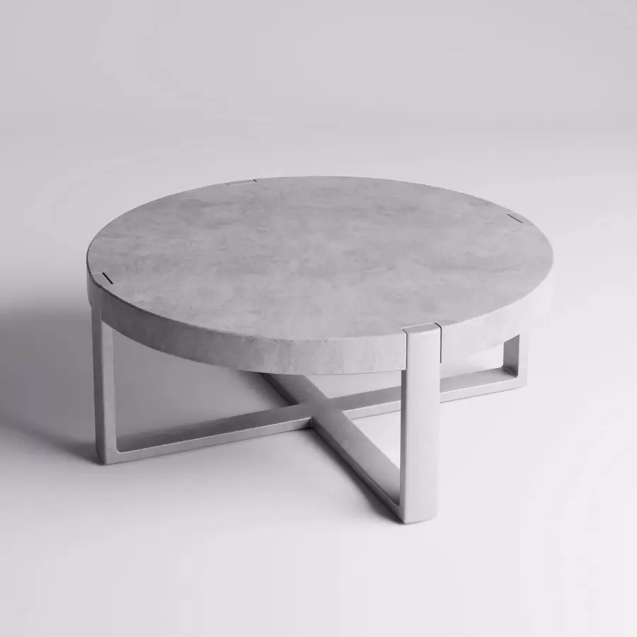 Trois Pommes Home - Lounge Havebord alu, Ø:80*32 - vælg farve