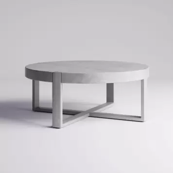 Trois Pommes Home - Lounge Havebord alu, Ø:80*32 - vælg farve