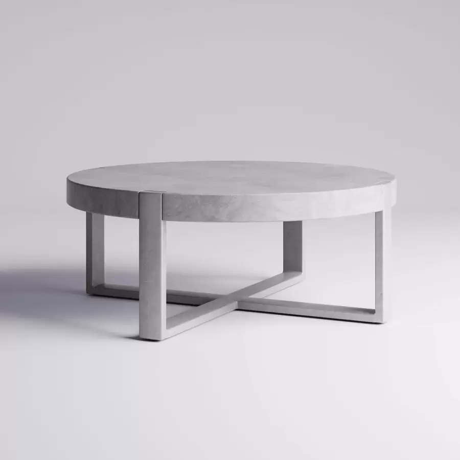 Trois Pommes Home - Lounge Havebord alu, Ø:80*32 - vælg farve