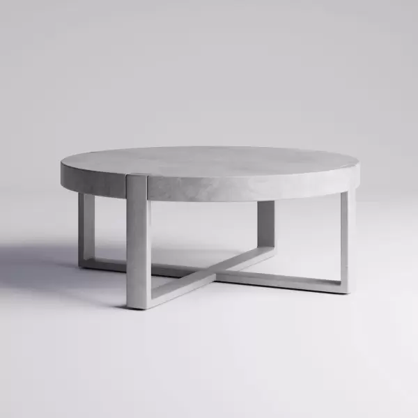Trois Pommes Home - Lounge Havebord Beton, Ø:80*32 - Hent selv