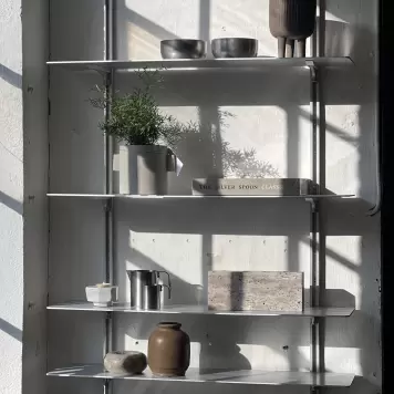 Detra - The Original Shelving System - Detra Reolsystem, Aluminium Detra - The Original Shelving System - Detra Reolsystem, Aluminium