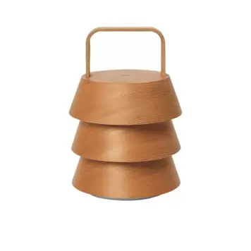 Ferm Living - Transportabel Lampe Luver, Natur Ferm Living - Transportabel Lampe Luver, Natur