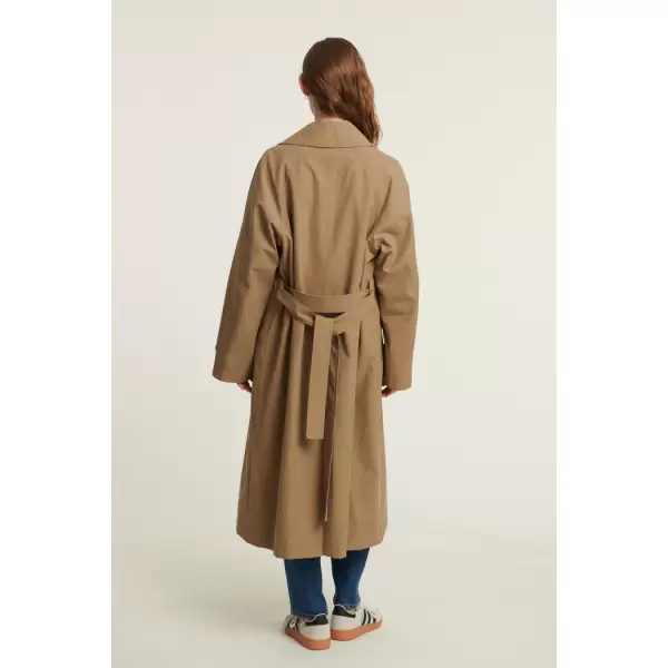 Basic Apparel - Gise Raglan Coat, Sepia Tint