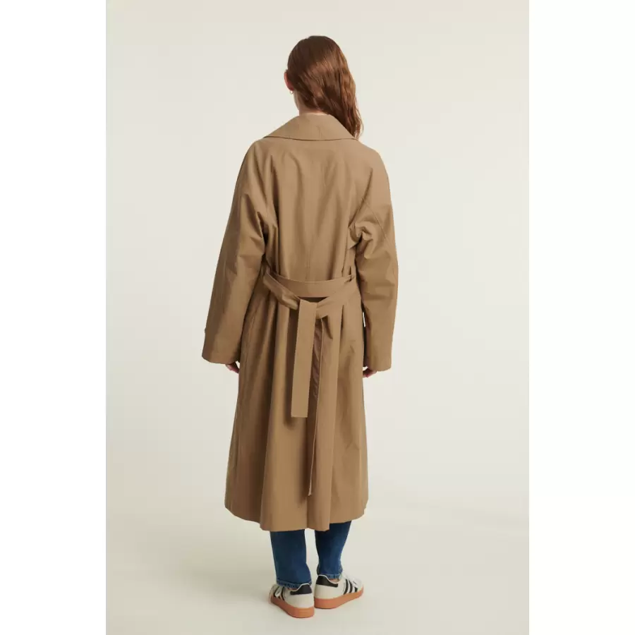 Basic Apparel - Gise Raglan Coat, Sepia Tint