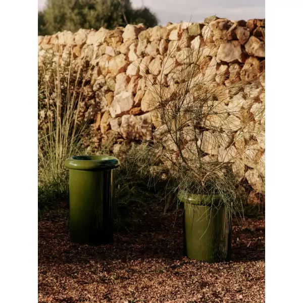 ferm LIVING - Rollo Pot Moss Green, H:46 - Hent selv
