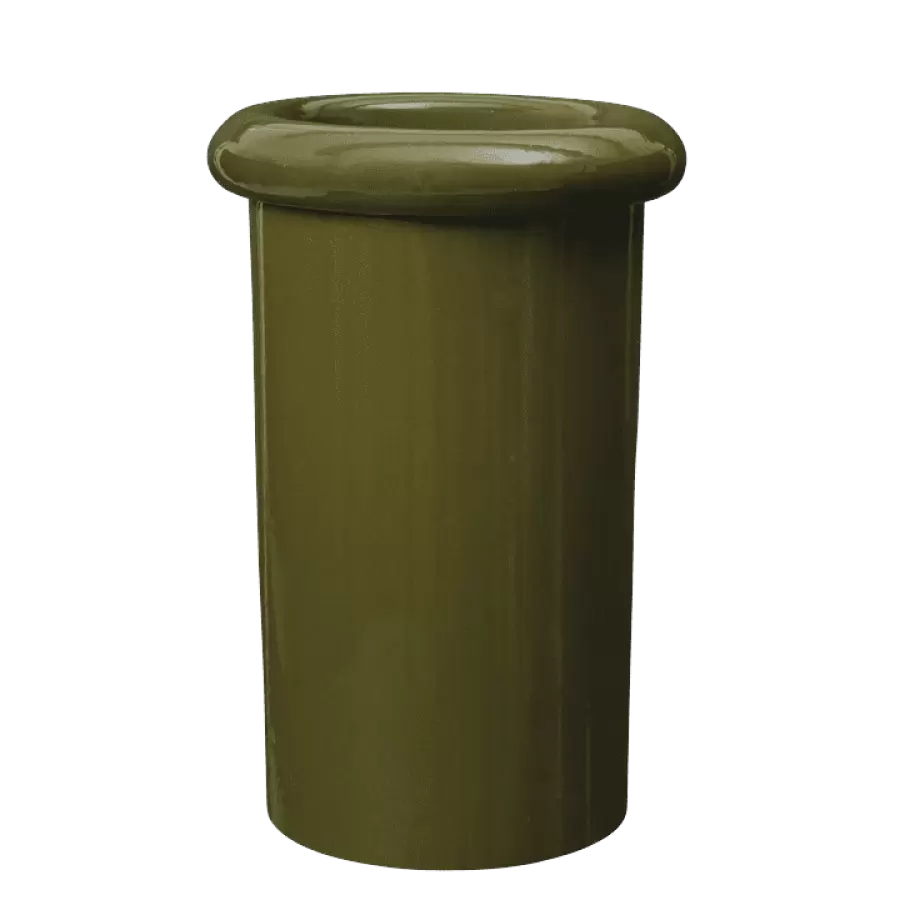 ferm LIVING - Rollo Pot Moss Green, H:46 - Hent selv
