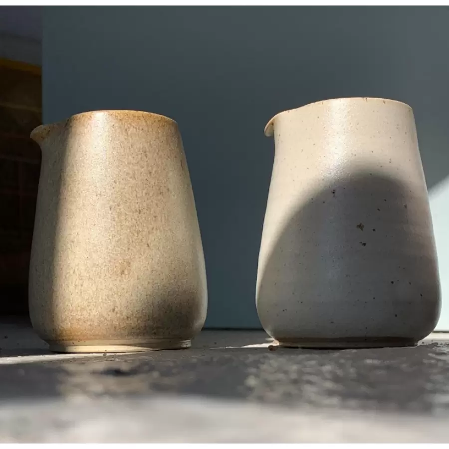 Bornholms Keramikfabrik - Ø-Flødekande, Ø8*9 Fl. farver