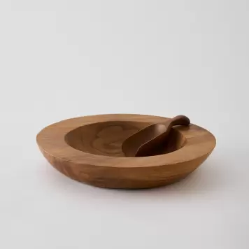 TELL ME MORE - Teak skål Medium, Ø:30 TELL ME MORE - Teak skål Medium, Ø:30