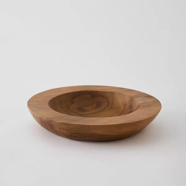 TELL ME MORE - Teak skål Medium, Ø:30