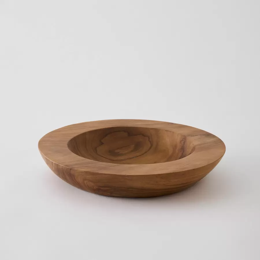 TELL ME MORE - Teak skål Medium, Ø:30