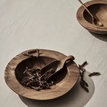 TELL ME MORE - Teak skål Medium, Ø:30