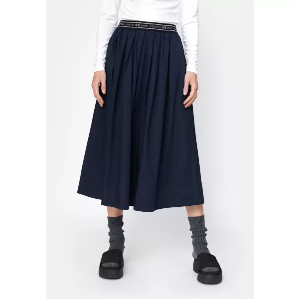 esmé studios - Calla Midi Nederdel, Dark Sapphire