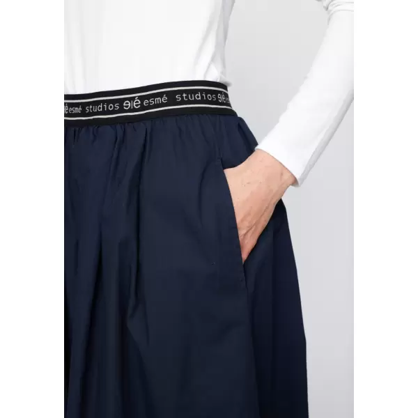 esmé studios - Calla Midi Nederdel, Dark Sapphire