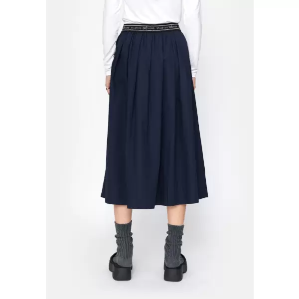 esmé studios - Calla Midi Nederdel, Dark Sapphire