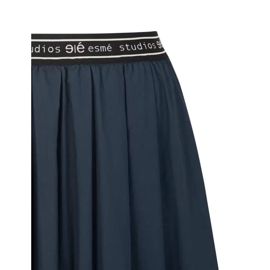 esmé studios - Calla Midi Nederdel, Dark Sapphire