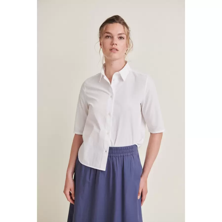 Basic Apparel - Skjorte Silje, Bright White