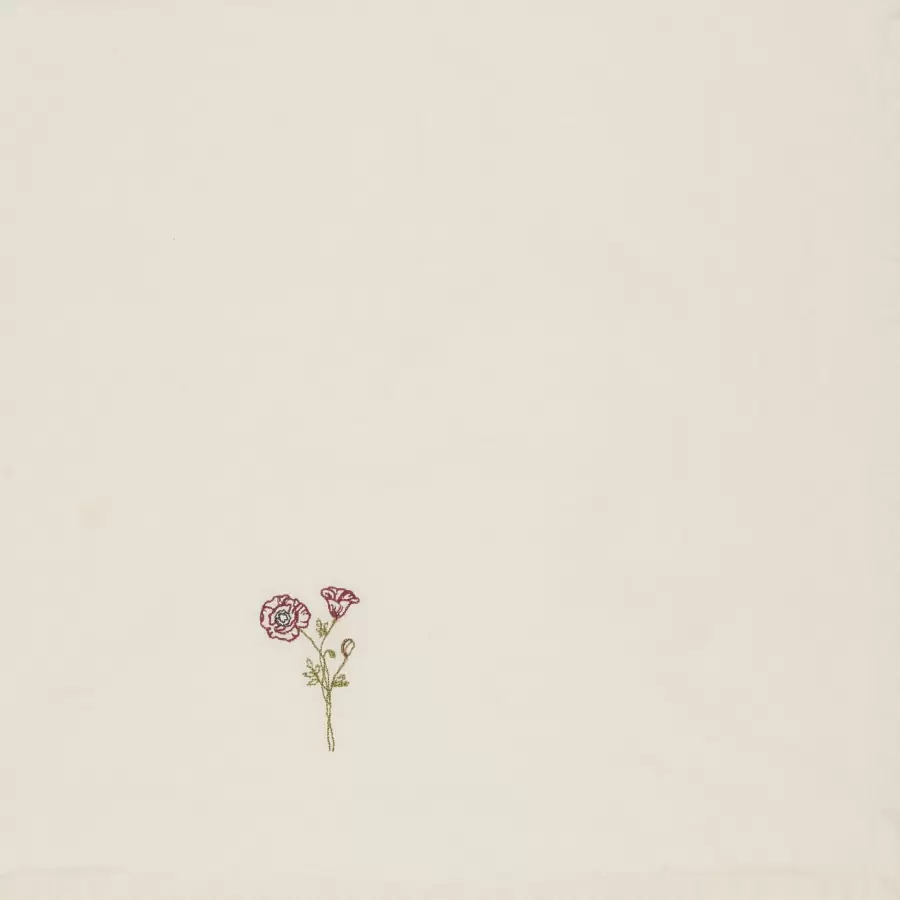 Ib Laursen - Stofserviet Flora, Valmue