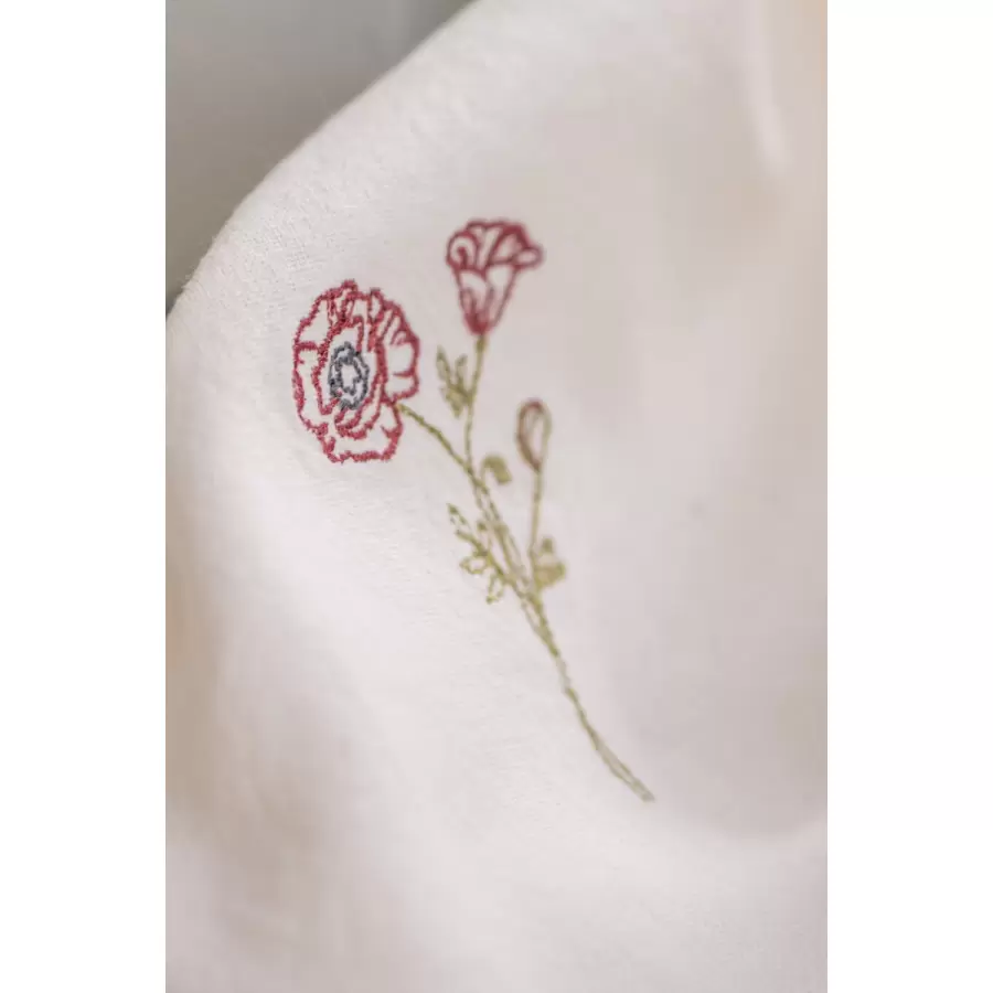 Ib Laursen - Stofserviet Flora, Valmue