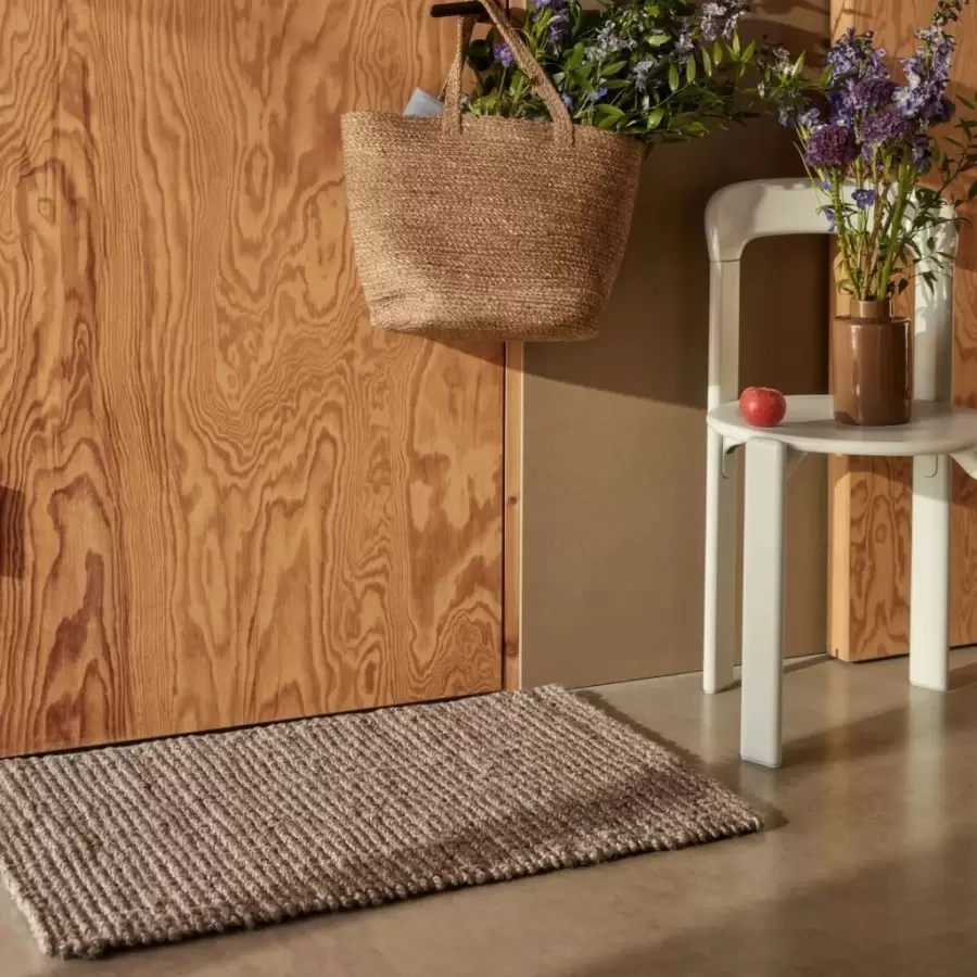 dixie - Dørmåtte Julia, jute 90x60 cm. - Flere farver - vælg i dropdown