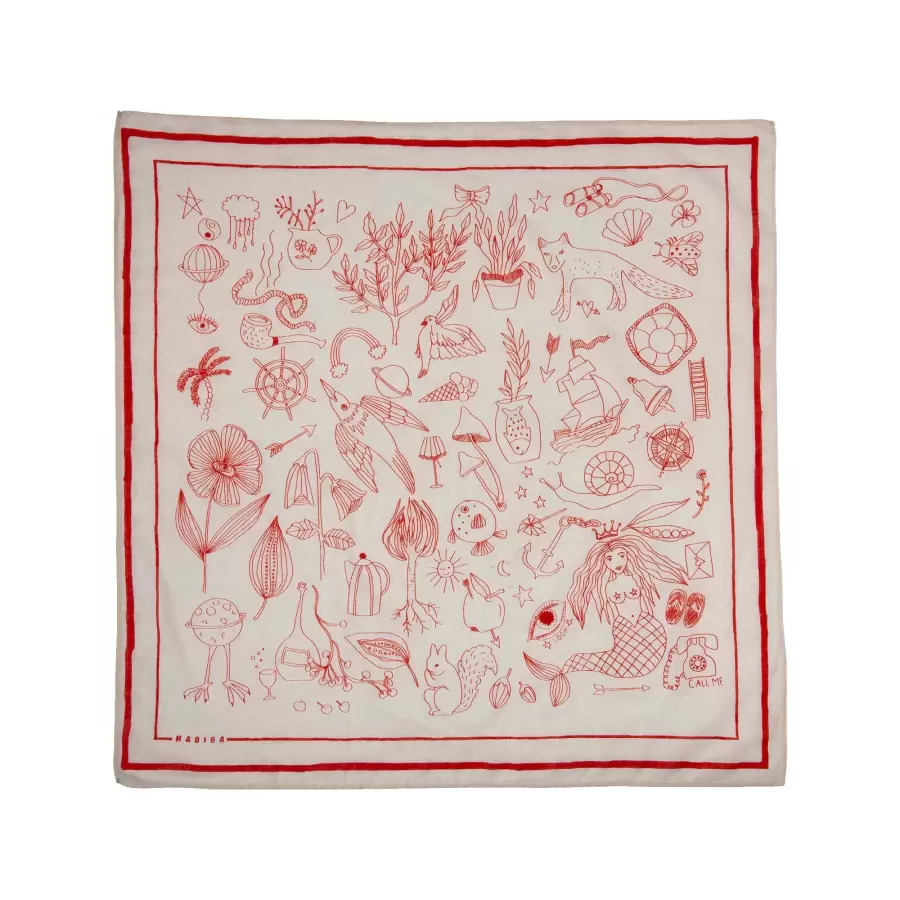 Habiba - Vanessa Bandana, Ivory