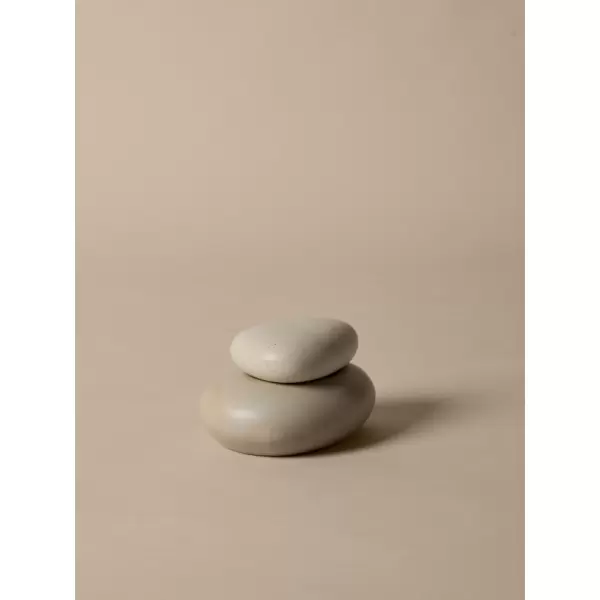 ferm LIVING - Pebble Box Medium, Sand/Cream