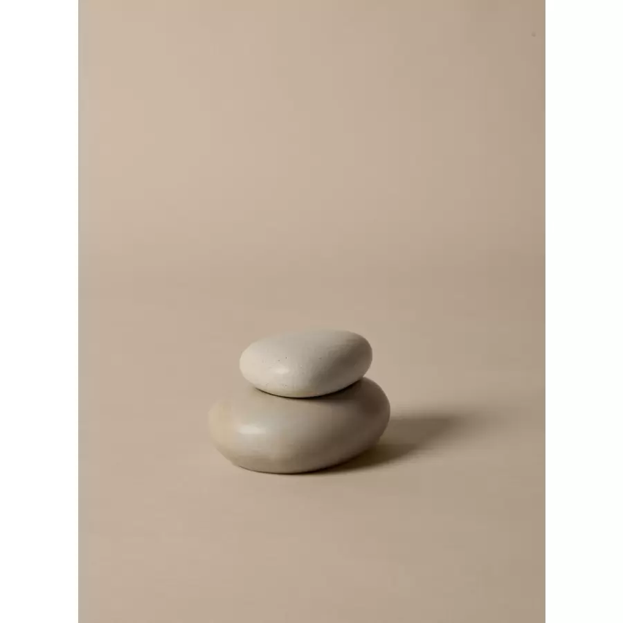 ferm LIVING - Pebble Box Medium, Sand/Cream