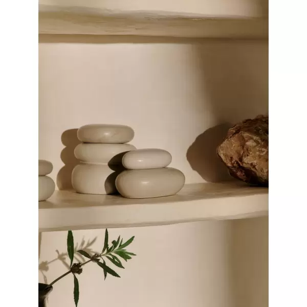 ferm LIVING - Pebble Box Medium, Sand/Cream