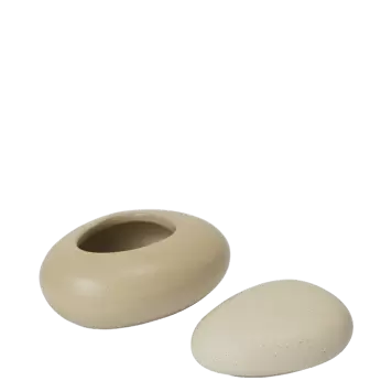 Ferm Living - Pebble Box Medium, Sand/Cream