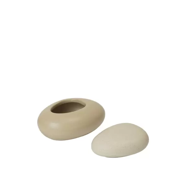 ferm LIVING - Pebble Box Medium, Sand/Cream