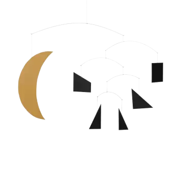 Ferm Living - Mobile Phase, Sort/Guld Ferm Living - Mobile Phase, Sort/Guld
