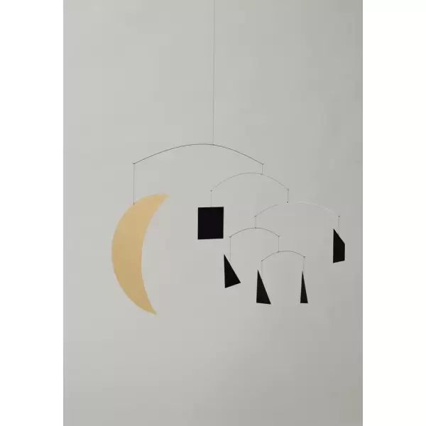 ferm LIVING - Mobile Phase, Sort/Guld