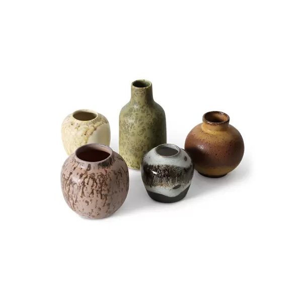 70s ceramics: 5 små vaser, pursuit 70s ceramics: 5 små vaser, pursuit