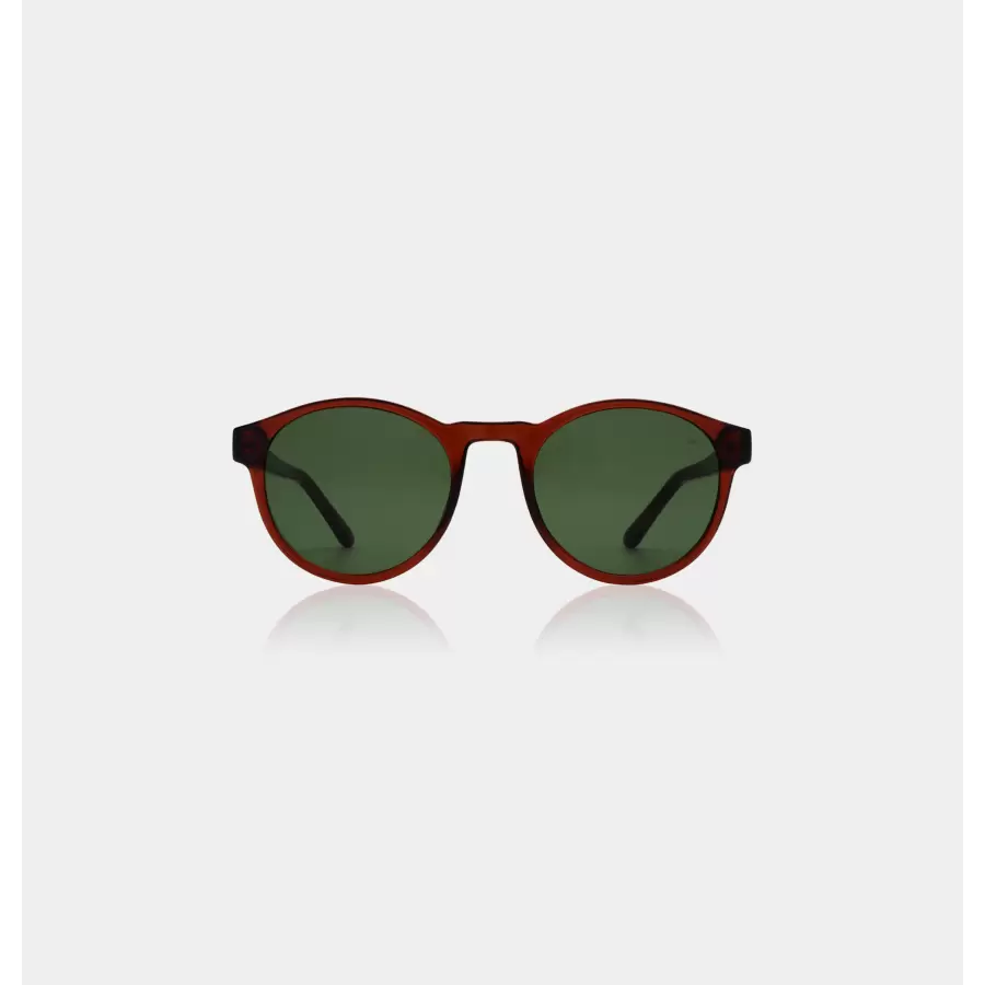A.Kjærbede - Solbrille Marvin, Brun Transparent