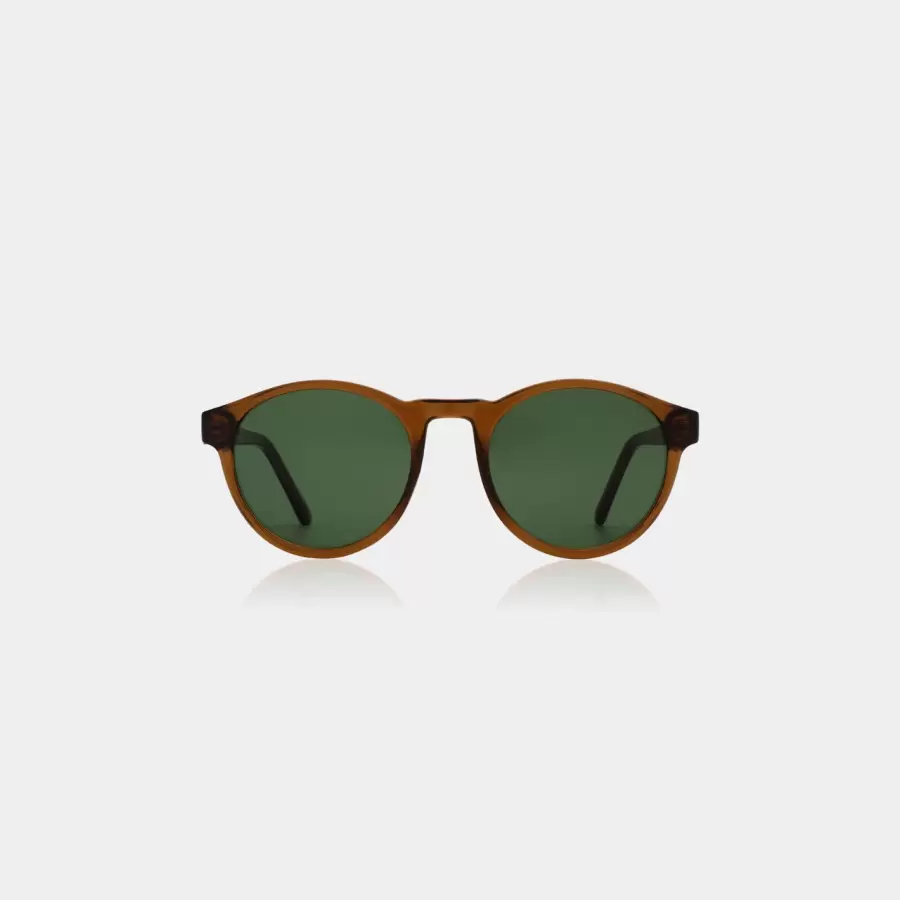 A.Kjærbede - Solbrille Marvin, Brun Transparent