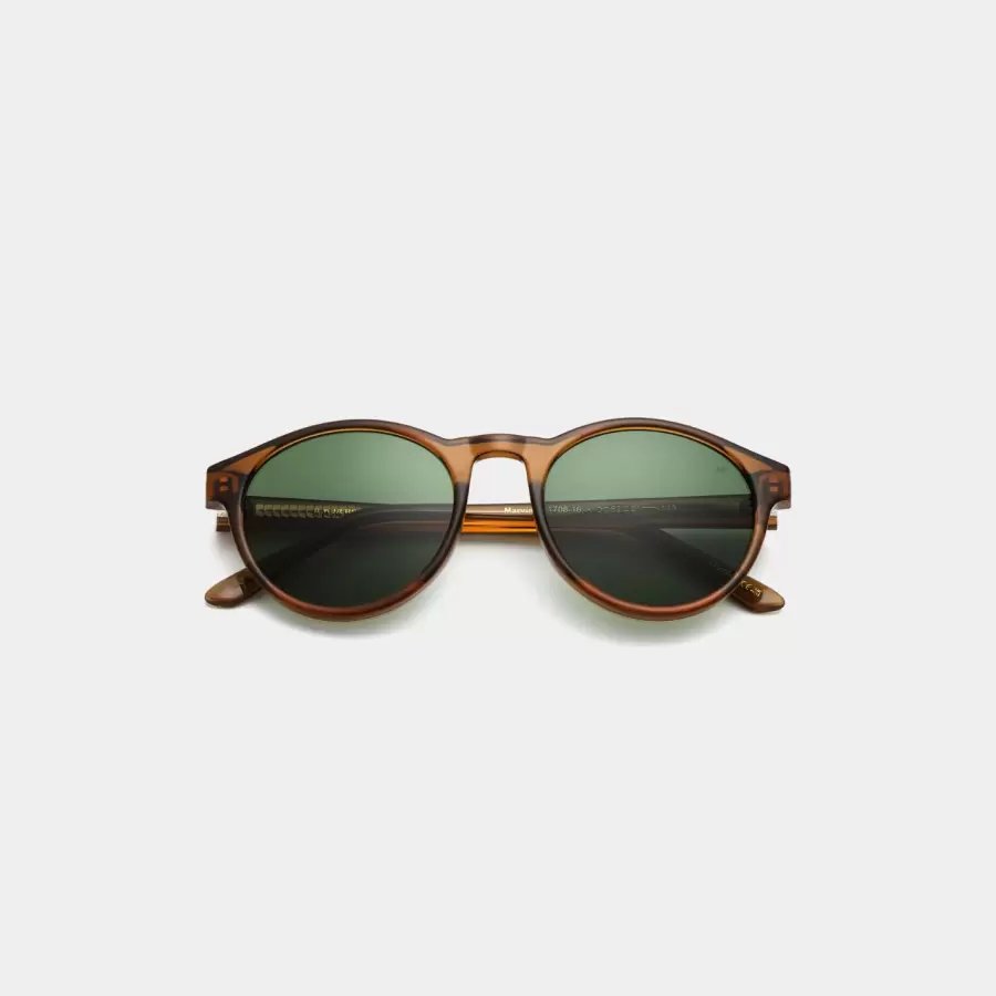 A.Kjærbede - Solbrille Marvin, Brun Transparent
