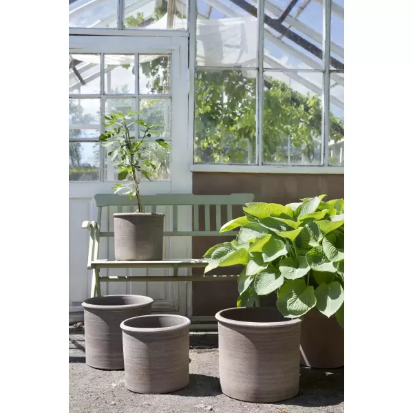 Bergs Potter - Ø:40 Stor urtepotte Modena RAW Grey - Hent selv Bergs Potter - Ø:40 Stor urtepotte Modena RAW Grey - Hent selv