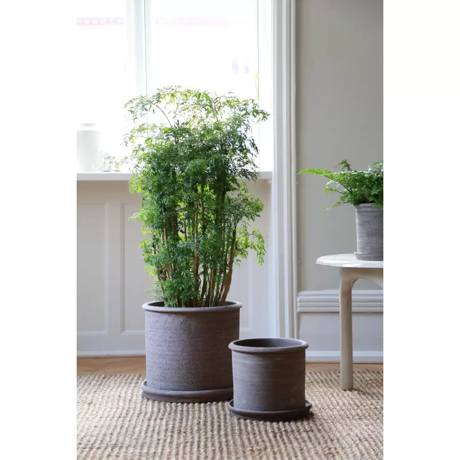 Bergs Potter - Ø:40 Stor urtepotte Modena RAW Grey - Hent selv