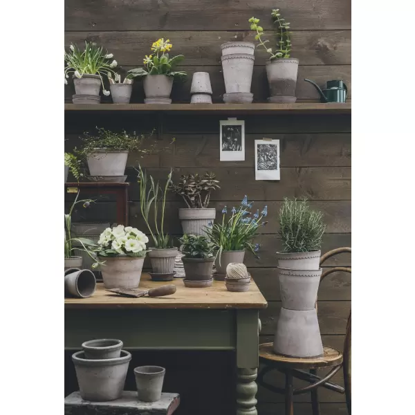 Bergs Potter - Ø:35 Uglaseret Julie Grå inkl. underskål - Hent selv Bergs Potter - Ø:35 Uglaseret Julie Grå inkl. underskål - Hent selv