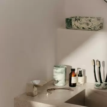 Ferm Living - Skål/stage Santany Aluminium