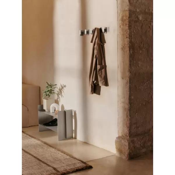 ferm LIVING - Lager Lav Reol, Aluminium