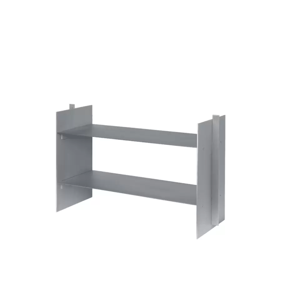 ferm LIVING - Lav Reol Lager, Aluminium