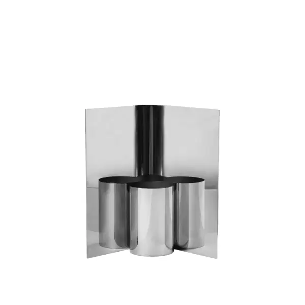 ferm LIVING - Vase Eddy, Rustfrit stål